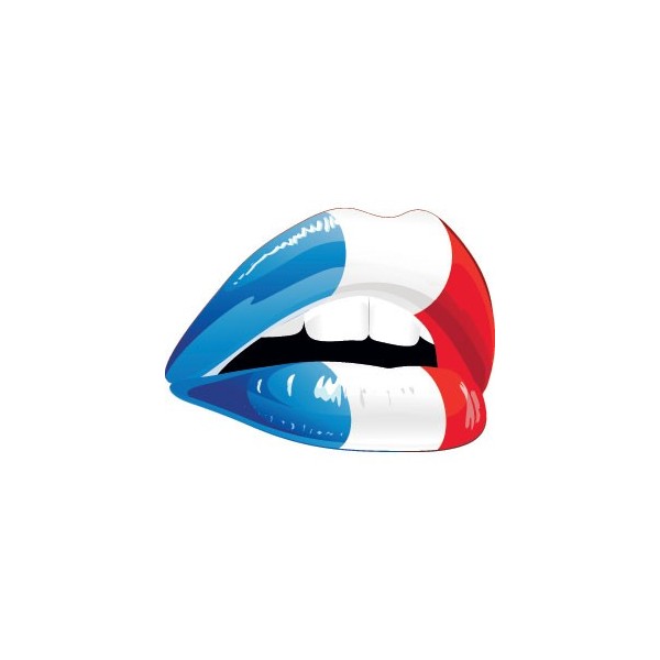 French Flag Lips