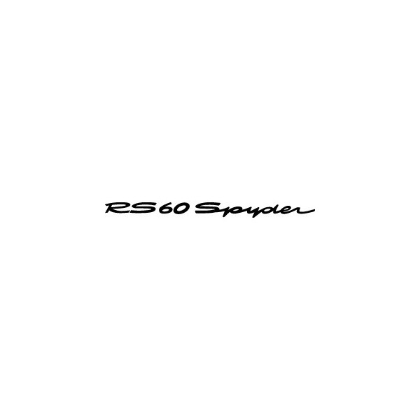 Porsche Boxster RS60 Spyder