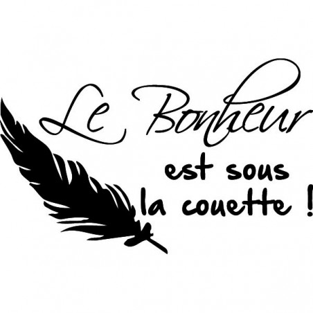 Le bonheur est sous la couette