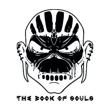 sticker autocollant iron maiden book of souls