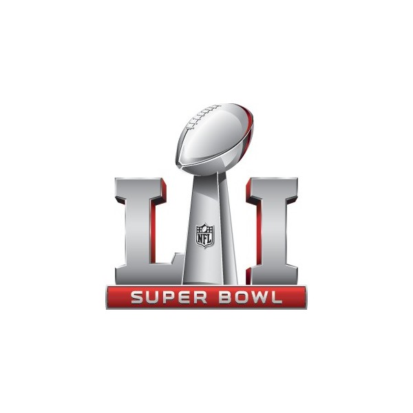 Stickers représentant le logo du 51eme Super Bowl LI en 2017 NFL