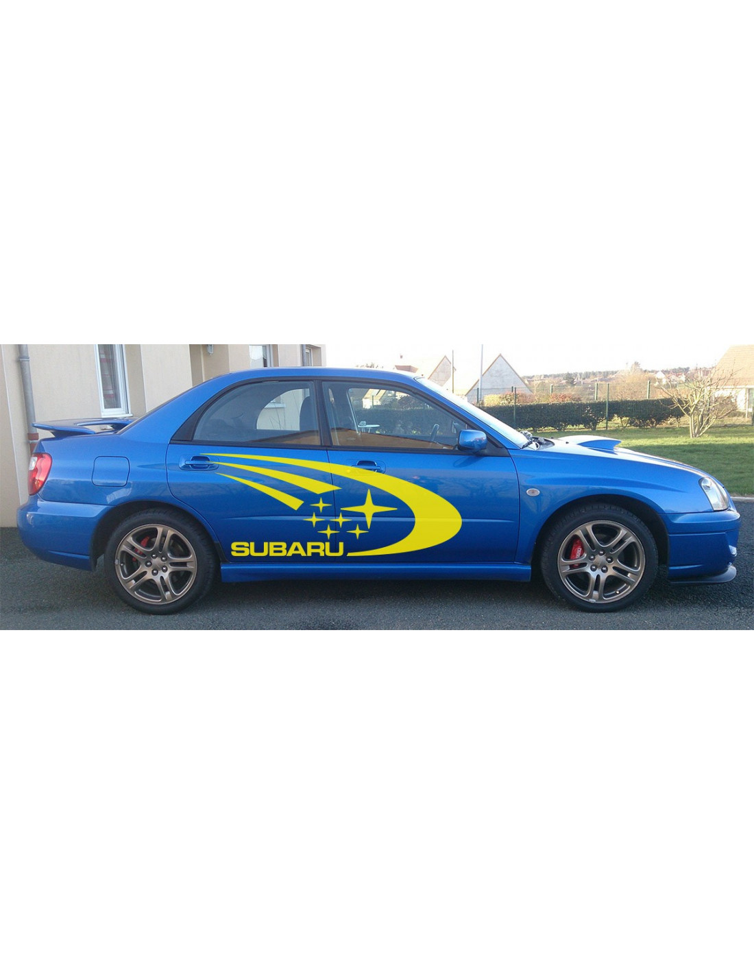 Subaru  STYLE  WRX Rally Vinyl Kit FITS Graphics Stickers UK MADE Any Colour 
