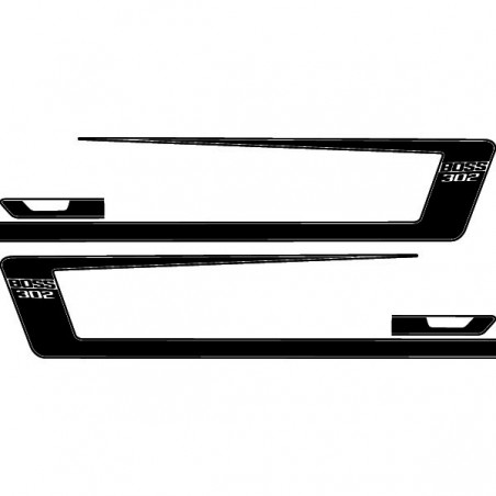 Bandes Ford Mustang Boss 302 2012