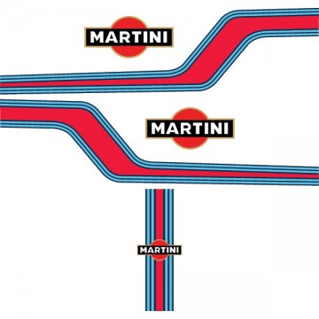 Martini Stripes for Volkswagen Up! 2011-2015 - Passion Stickers