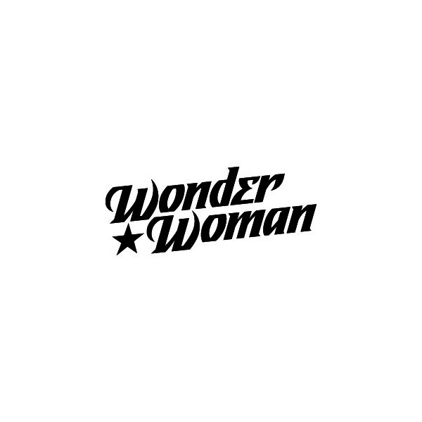 TTNT Wonder Woman Logo Vinyl Sticker Decal