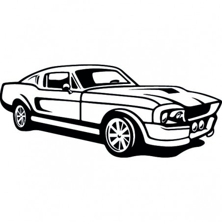 Stickers Eleanor Ford Mustang Shelby GT 500, Gone in 60 seconds ...