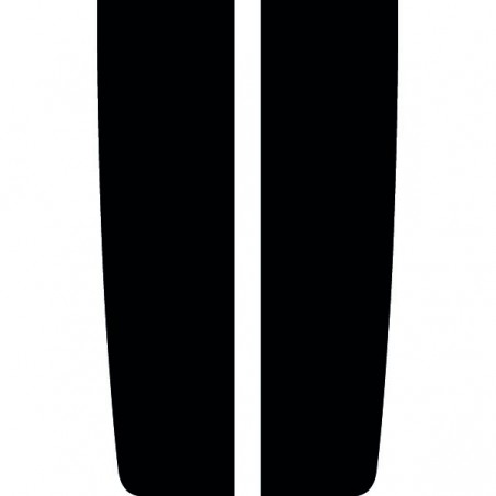 Jeep Wrangler Hood 2 Strips