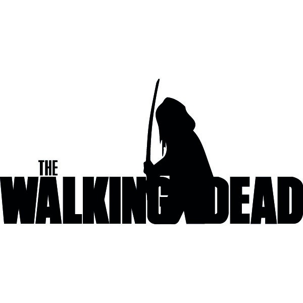 The Walking Dead Logo & Michonne TV Show, Zombie - Passion Stickers