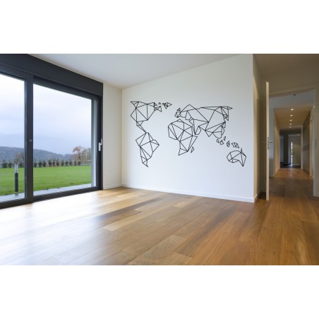 Carte de Monde Origami