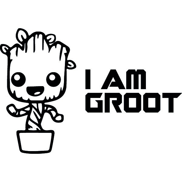 Guardians of the Galaxy Groot Character Sticker