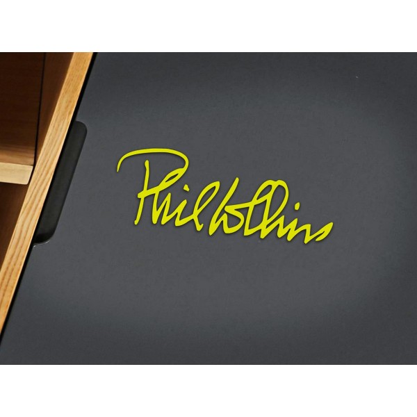 Phil Collins Signature, Music Singer Decals Passion Stickers Inverser