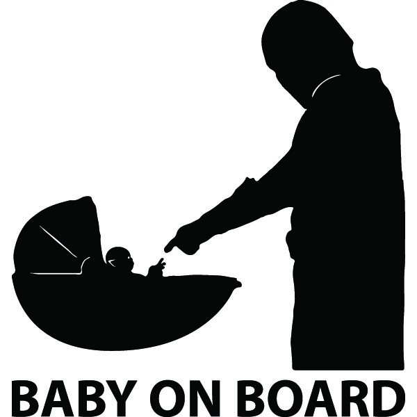 star wars baby on board decal