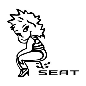 Bad girl pee on Seat