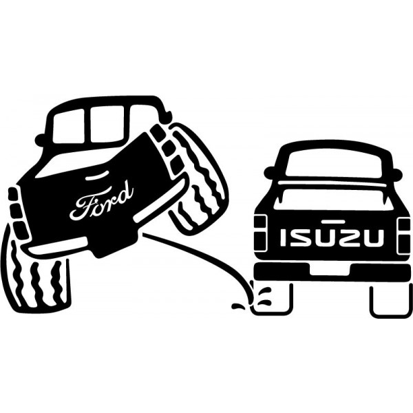 Ford 4x4 Pee on Isuzu