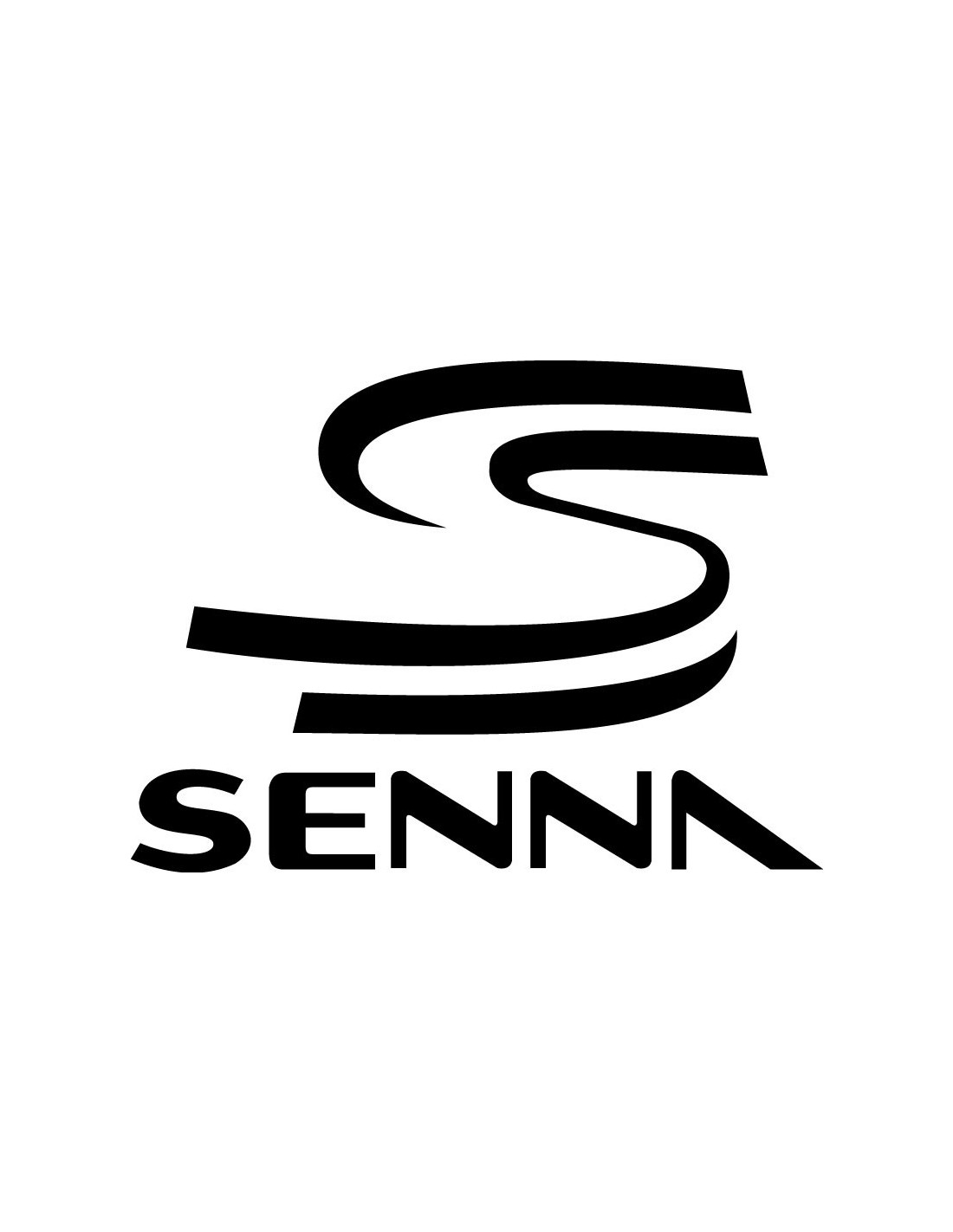 Formel1 Ayrton Senna Senninha Aufkleber Februar 1994 