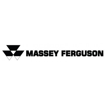 sticker autocollant de la marque d'engins agricoles, tracteurs Massey Fergusson