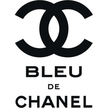 sticker autocollant du parfum bleu de Chanel