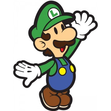 sticker autocollant de Luigi