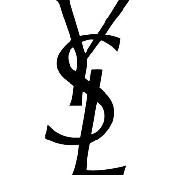 sticker autocollant logo Yves Saint Laurent pour deco interieure