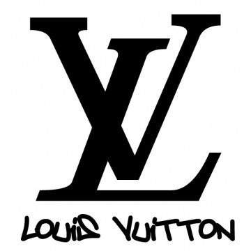 sticker autocollant decals de la marque Louis Vuitton avec effet graffiti