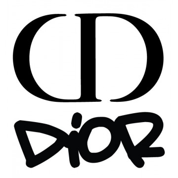 sticker autocollant decals de la marque Dior avec effet graffiti