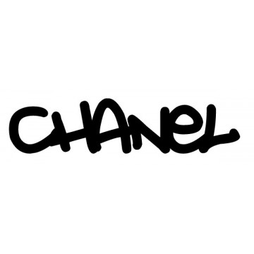Sticker autocollant Chanel avec écriture graffiti