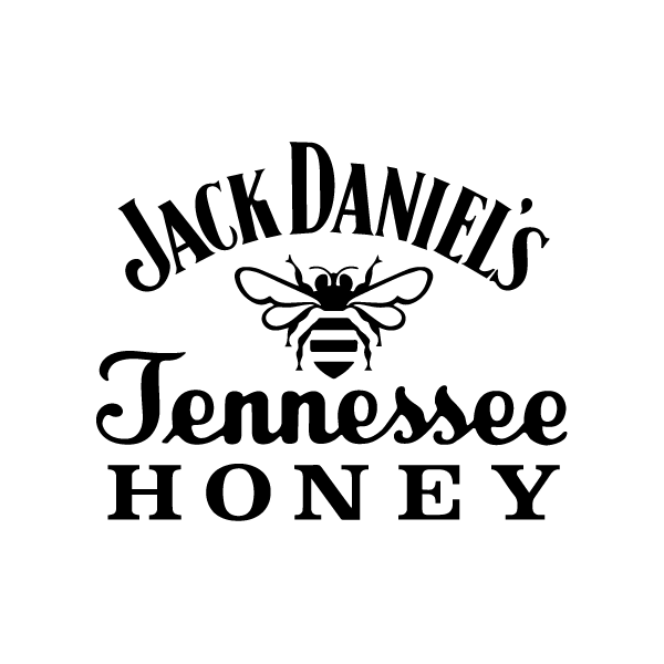 sticker autocollant de la gamme de whisky Jack Daniel's honey