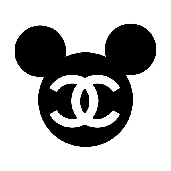 Passion Stickers Celebrites Mickey Mouse X Chanel