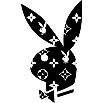 sticker autocollant decals de Playboy x Louis Vuitton