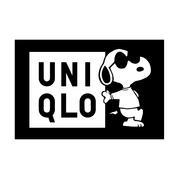 sticker autocollant decals de Snoopy x Uniqlo