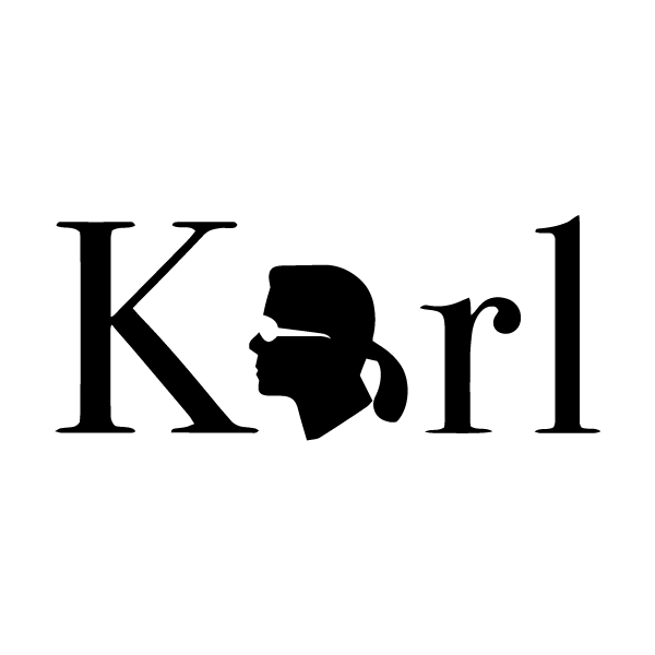 Karl Lagerfeld visage