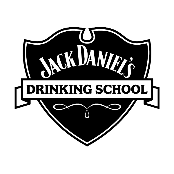 sticker autocollant decals de la drinking school Jack Daniel's