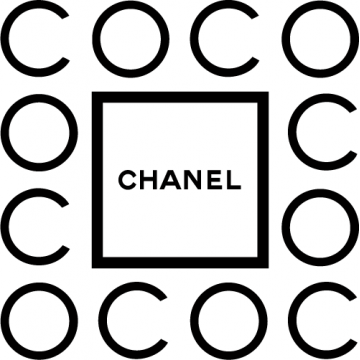 sticker autocollant du parfum Coco Chanel pour la déco