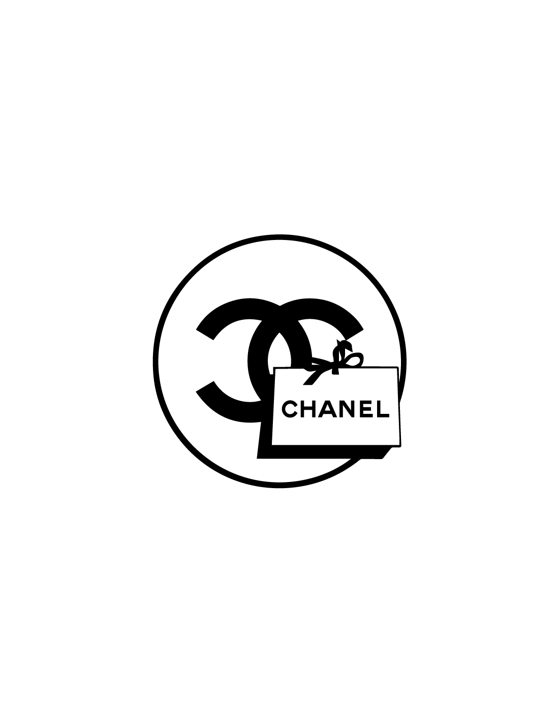 Passion Stickers - Fashion Perfum Decals Chanel Color Black Orientation ...