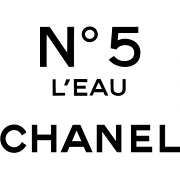 sticker autocollant du parfum l'eau Chanel numéro 5