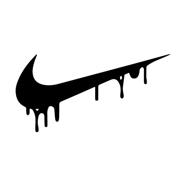 Nike flowing paint