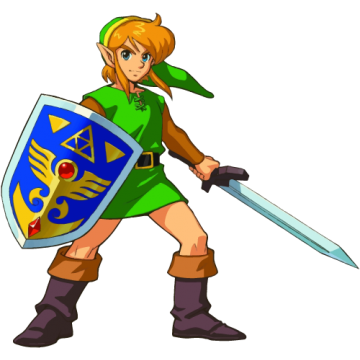 sticker autocollant du personnage Link du jeu vidéo Zelda