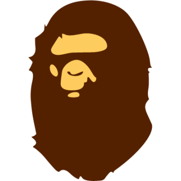 sticker autocollant a bathing ape