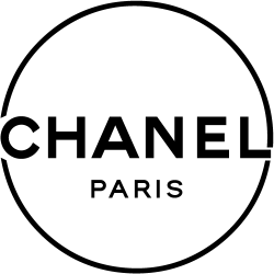 sticker autocollant Chanel Paris dans un cercle représentant le monde