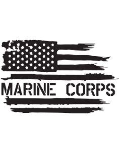 sticker autocollant du drapeau des militaires américains les marines