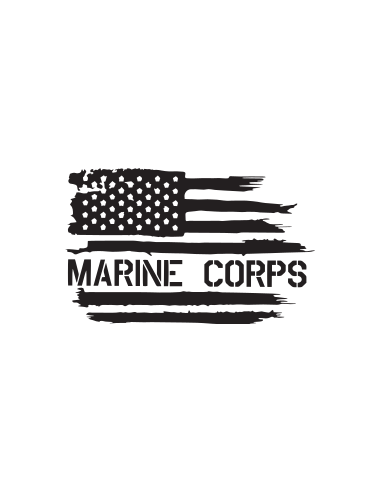 sticker autocollant du drapeau des militaires américains les marines