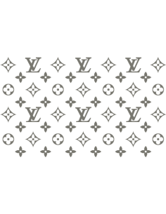 promo stickers autocollants monogrammes Louis Vuitton argent