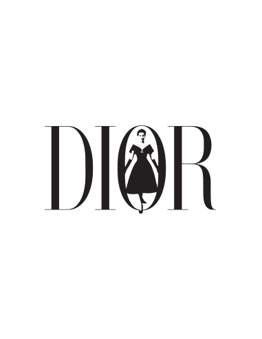 sticker autocollant Dior haute couture pour deco