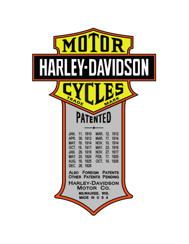 sticker autocollant Harley Davidson pour deco adhésive style us