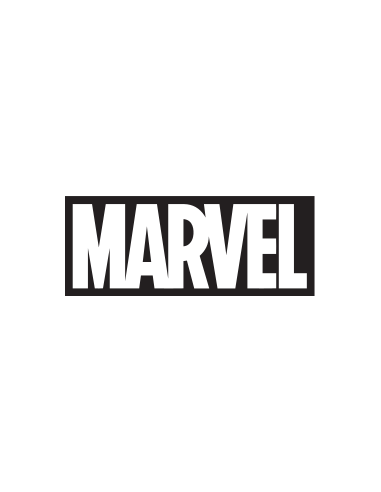 sticker autocollant du logo des studios Marvel pour décorer vos supports aux couleurs de l'univers des comics