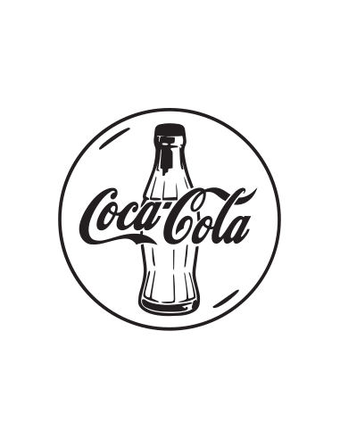 coca cola logo white
