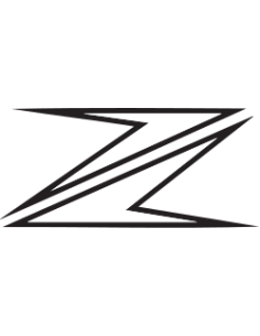 sticker autocollant de la lettre Z de la moto Kawazaki Z1000