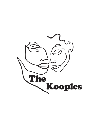sticker autocollant The Kooples original avec effet dessin au trait