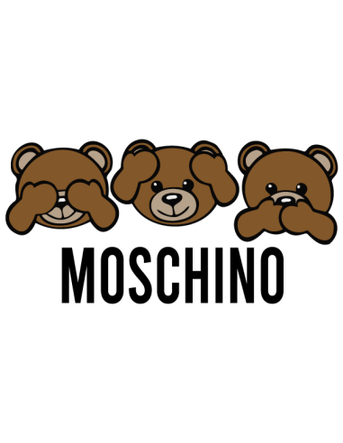 sticker autocollants Moschino avec les 3 petits oursons