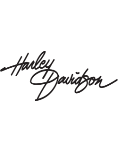 sticker autocollant signature Harley Davidson pour personnalisation moto et objet